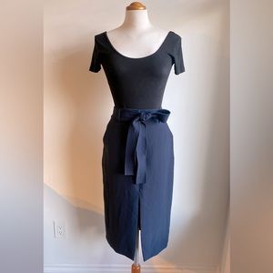 Wilfred Tie Waist Pencil Skirt